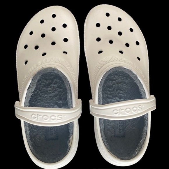 CROCS Other - DUAL CROCS COMFORT White Sandals with Ventilation and Heel Strap